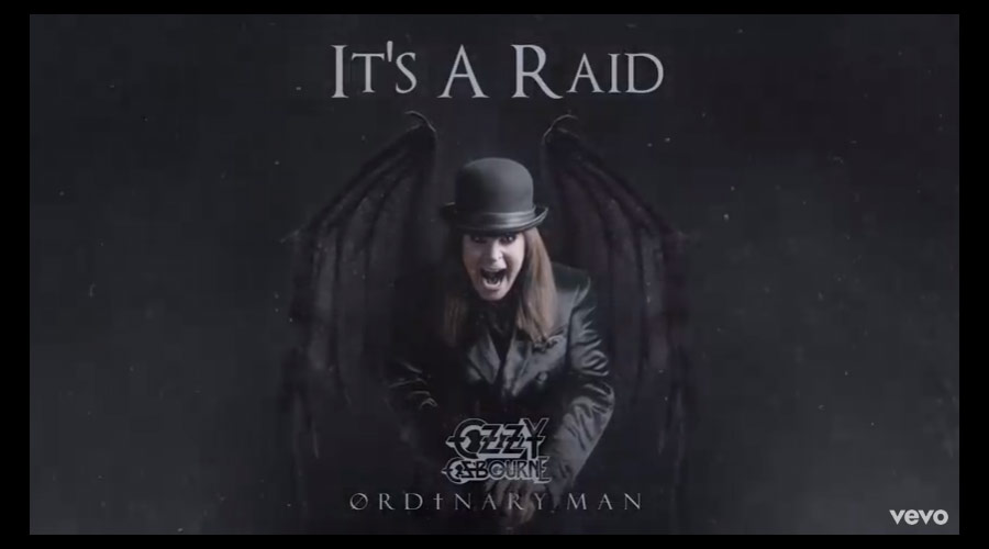 Ozzy Osbourne libera audição de novo single, “It´s a Raid”, com participação de Post Malone