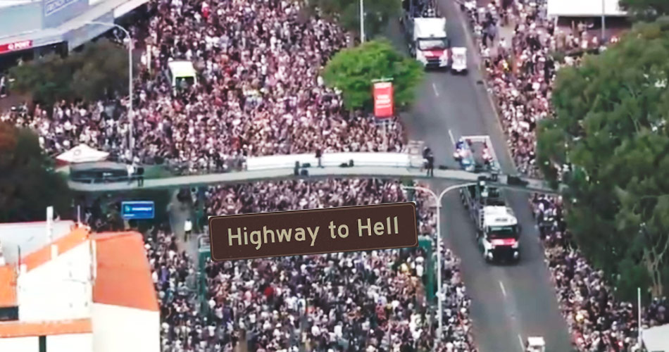 AC/DC: inauguração da “Highway To Hell” reúne 100 mil pessoas na Austrália