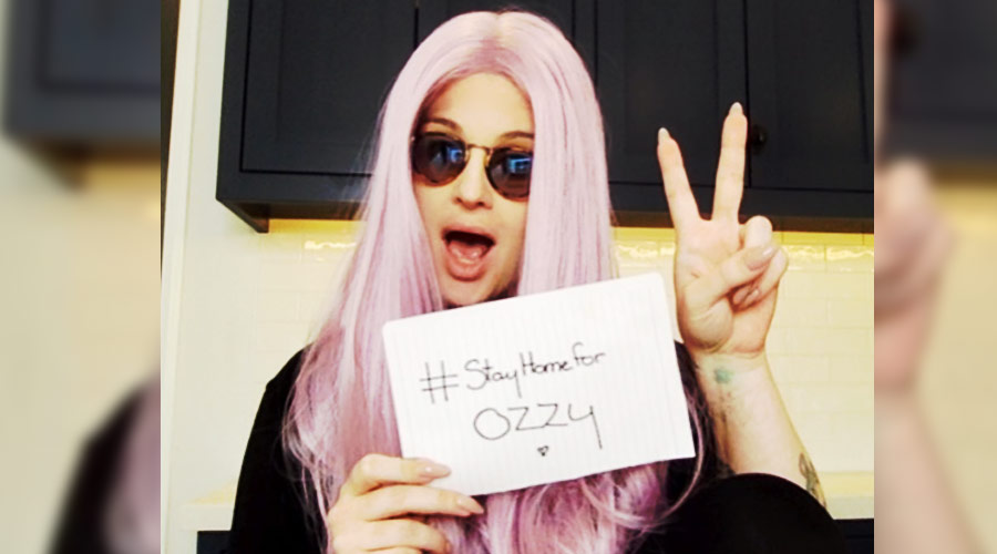 Filha de Ozzy Osbourne faz campanha para seu pai superar a quarentena