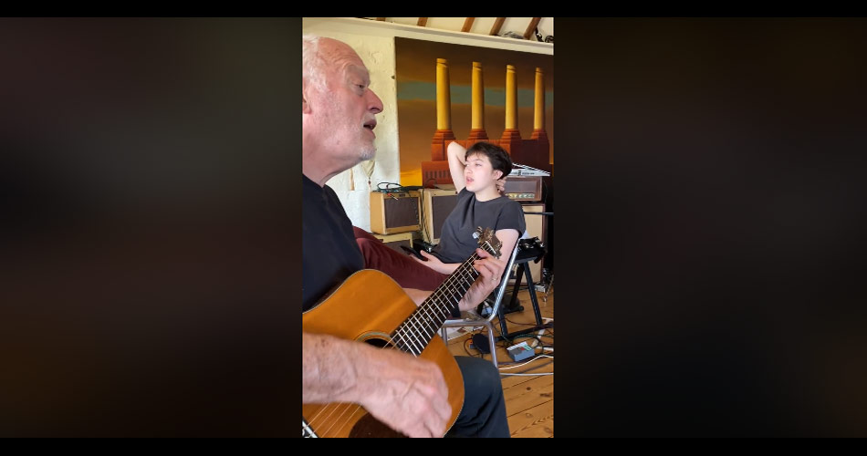 David Gilmour anuncia mais uma live em família
