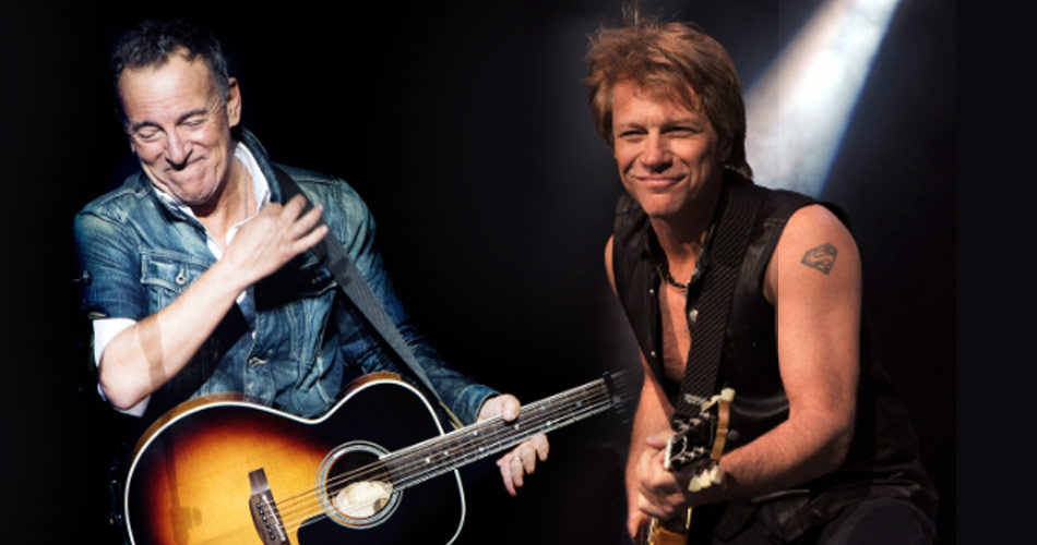 Bruce Springsteen e Jon Bon Jovi se unem em evento beneficente