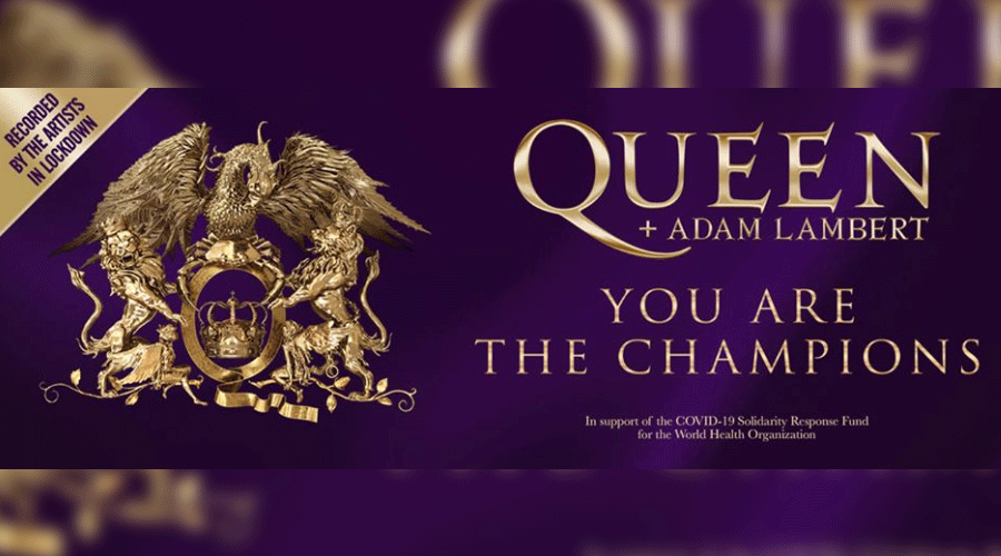 Queen lança versão beneficente de “We Are The Champions”