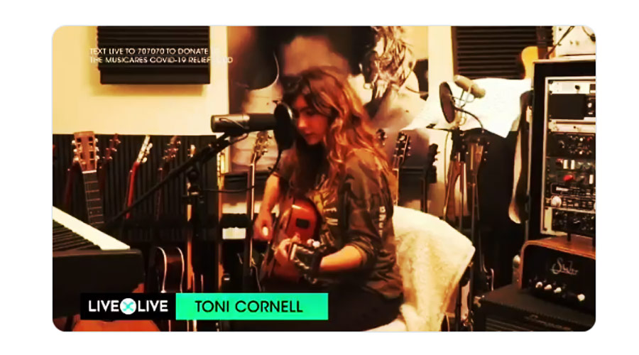 Toni, filha de Chris Cornell, canta clássico do Temple Of The Dog
