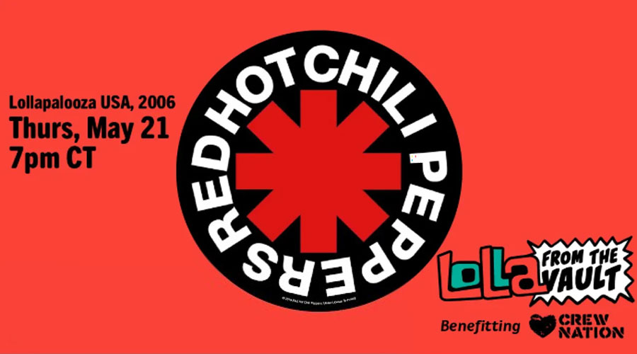 Red Hot Chili Peppers: show de 2006 é disponibilizado no YouTube do Lollapalooza USA