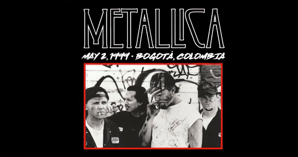 Metallica mostra show da turnê “Garage Remains The Same” realizado na Colômbia