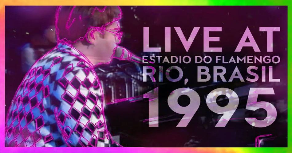 Elton John: show gravado nos anos 90 no Rio de Janeiro é liberado no YouTube