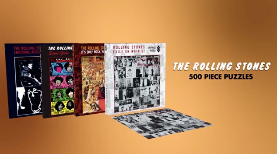 Discos dos Rolling Stones ganham versões em quebra-cabeças