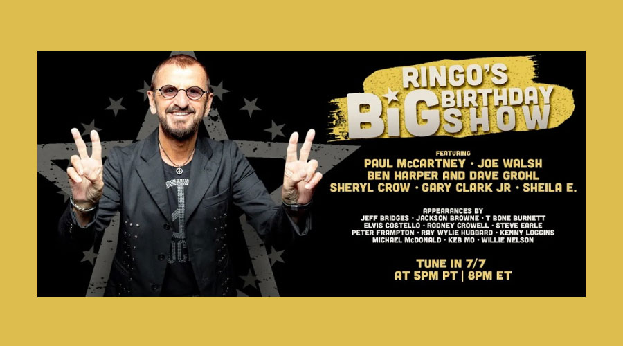Ringo Starr: festa de aniversário de 80 anos rola hoje à noite com transmissão on-line