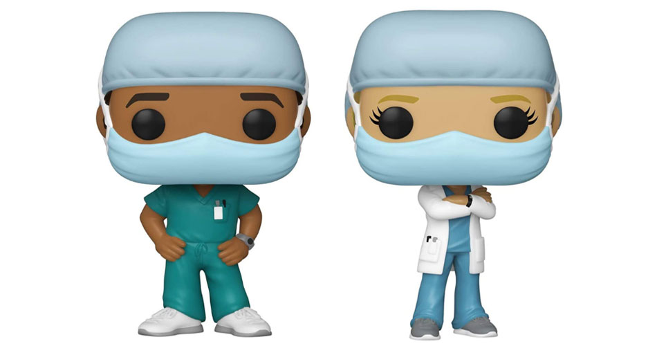 Médicos e enfermeiros passam a integrar linha “Pop Heroes” da Funko