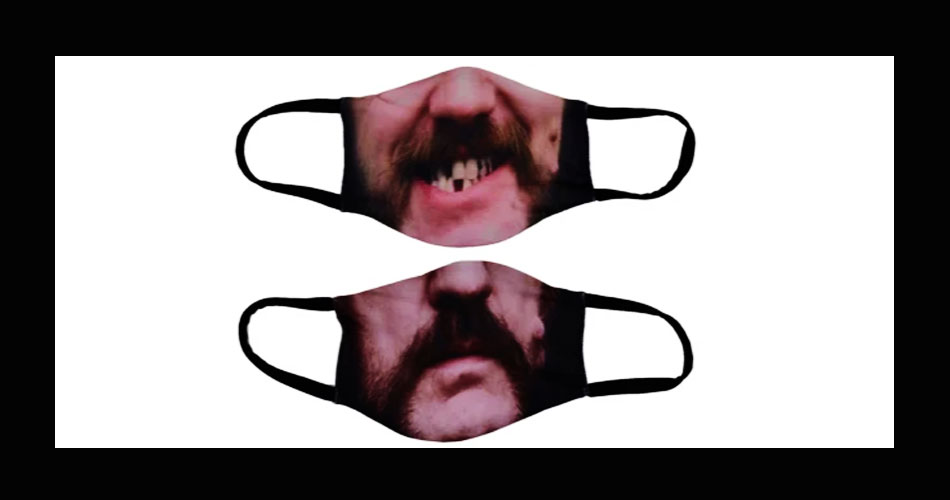 Motörhead lança máscaras com a boca de Lemmy Kilmister