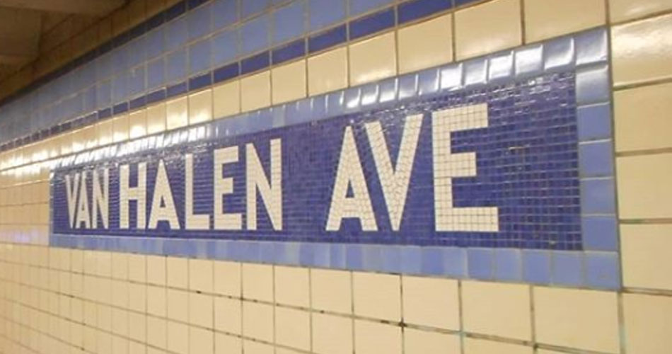 Eddie Van Halen ganha homenagem em estação de metrô de Nova York