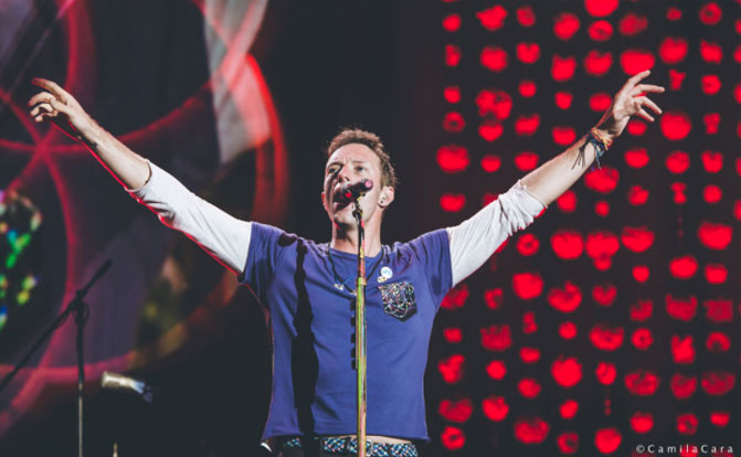 Mais um! Coldplay anuncia 5ª data de show em São Paulo