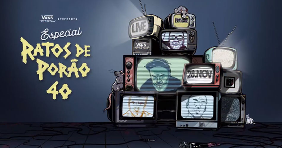 Ratos de Porão anuncia live comemorativa de 40 anos de estrada