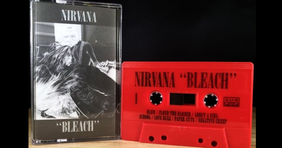 Álbum “Bleach”, do Nirvana, ganha reedição especial em fita cassete