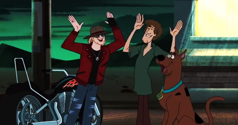 Axl Rose, do Guns N’Roses, marca presença em novo episódio de Scooby-Doo
