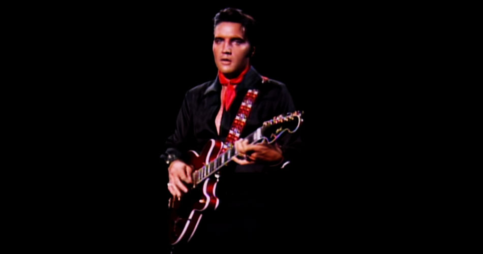 Guitarra de Elvis Presley usada em especial de TV vai a leilão