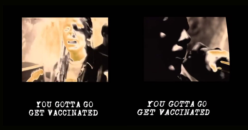 Offspring altera letra de clássico para promover vacinação contra covid-19