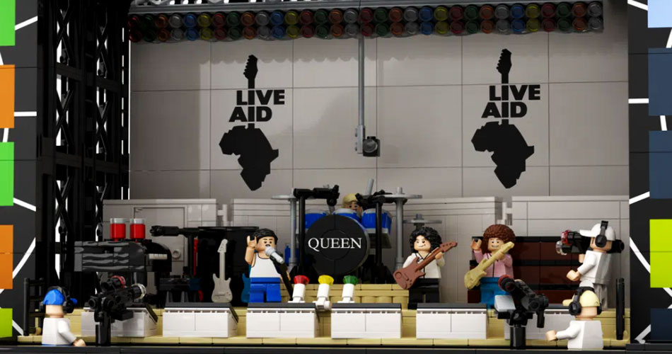 Plataforma de novas ideias da Lego apresenta Queen no Live Aid