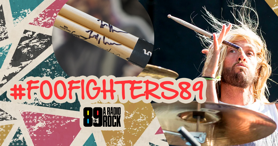 Concurso Baqueta Autografada do Foo Fighters