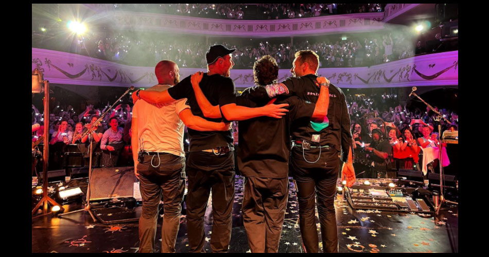 Coldplay apresenta músicas de novo álbum em evento virtual