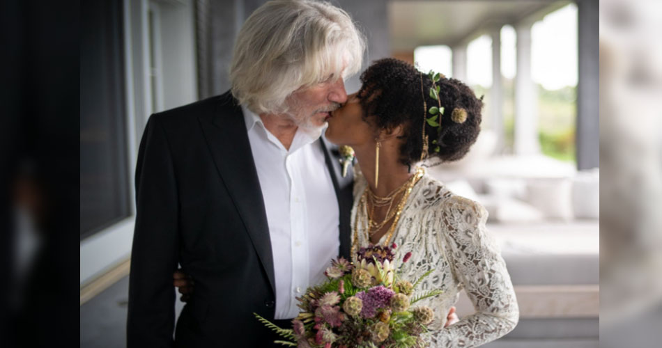 Aos 78 anos, Roger Waters, ex-Pink Floyd, se casa pela quinta vez