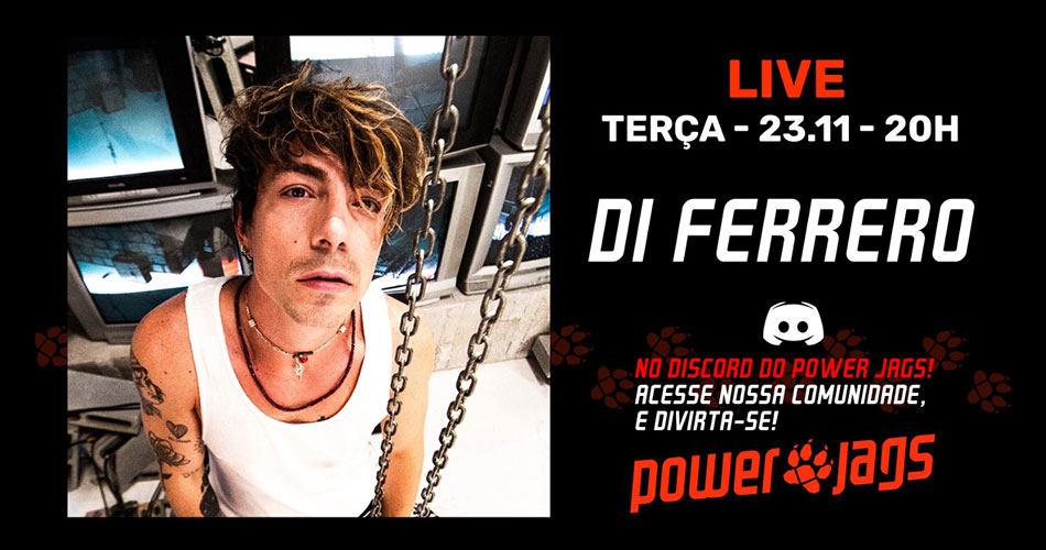 Di Ferrero anuncia live no Discord do projeto PowerJags
