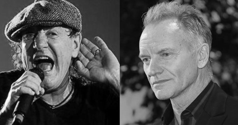 Sting critica a sonoridade do AC/DC