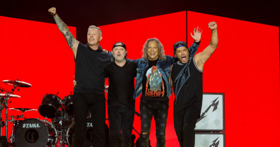 Metallica colabora com um milhão de dólares para alimentar refugiados da guerra na Ucrânia