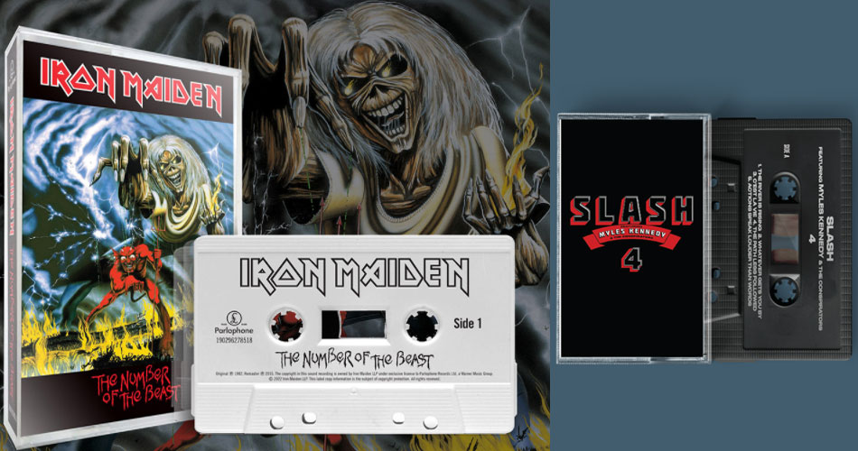 Slash e Iron Maiden apostam no ressurgimento das fitas cassete