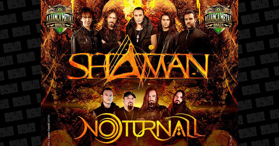 Pela primeira vez na história, Shaman e Noturnall anunciam turnê conjunta