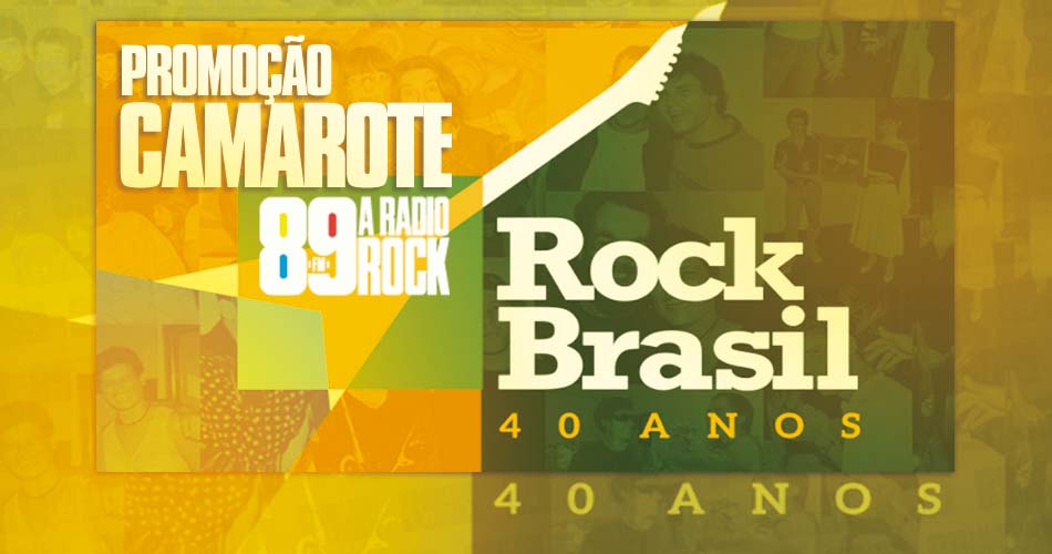 Concurso Camarote do Rock Brasil 40 Anos