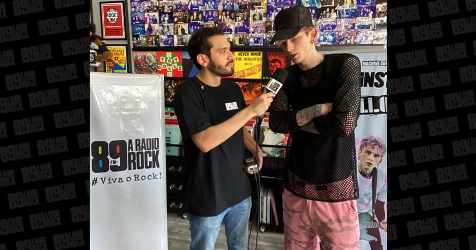 Machine Gun Kelly lança novo álbum na Galeria do Rock, em São Paulo