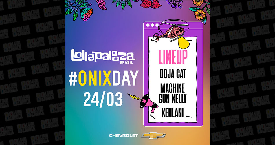 #OnixDay 2022 terá shows de Doja Cat, Machine Gun Kelly e Kehlani no Lollapalooza Brasil