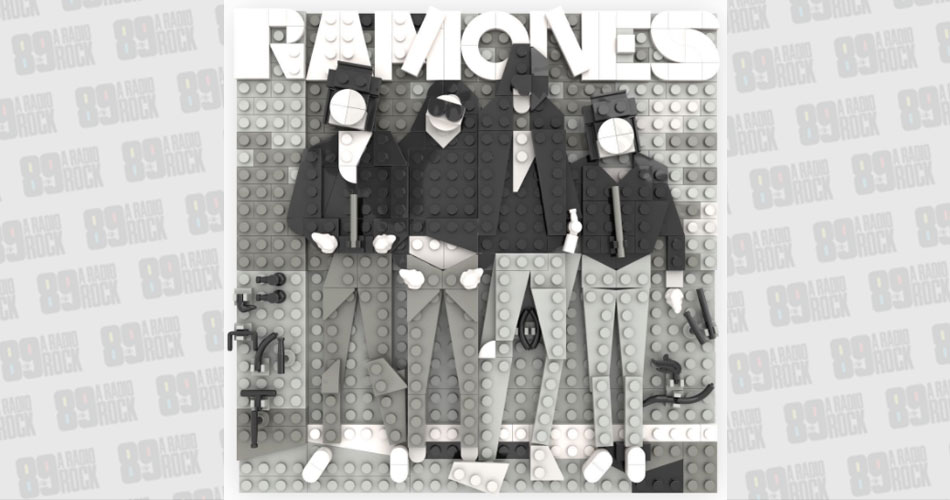 Artista recria capa de álbum dos Ramones com tijolos Lego