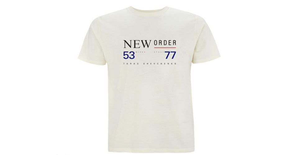 New Order lança camiseta em benefício de refugiados ucranianos