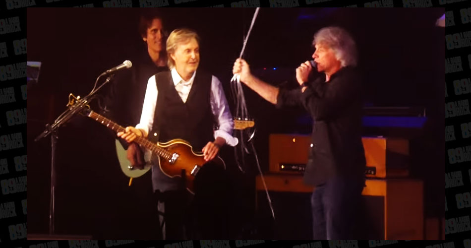 Paul McCartney canta com Bruce Springsteen e recebe parabéns de Jon Bon Jovi em show especial