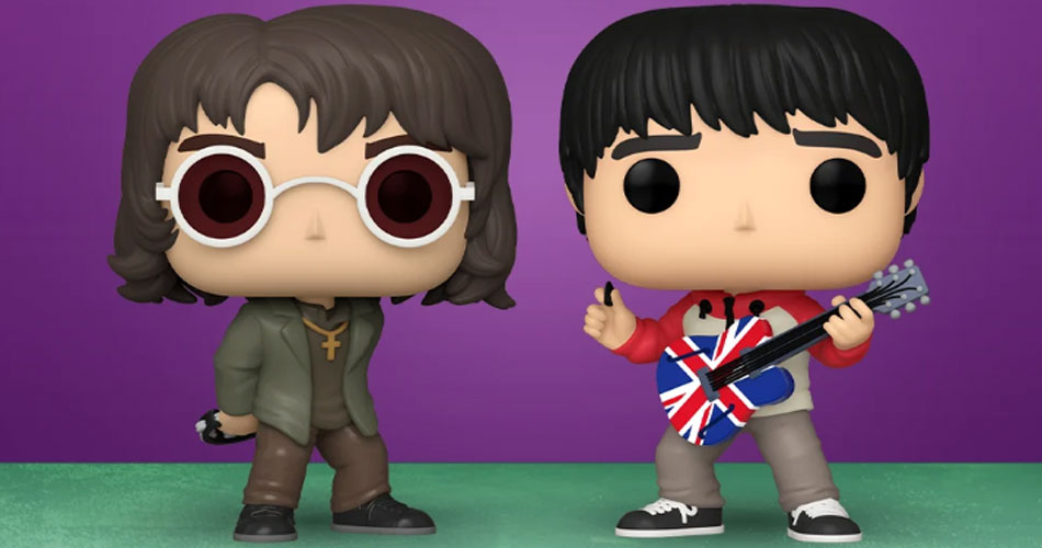 Oasis: Noel e Liam Gallagher estão reunidos em coleção de bonecos da Funko