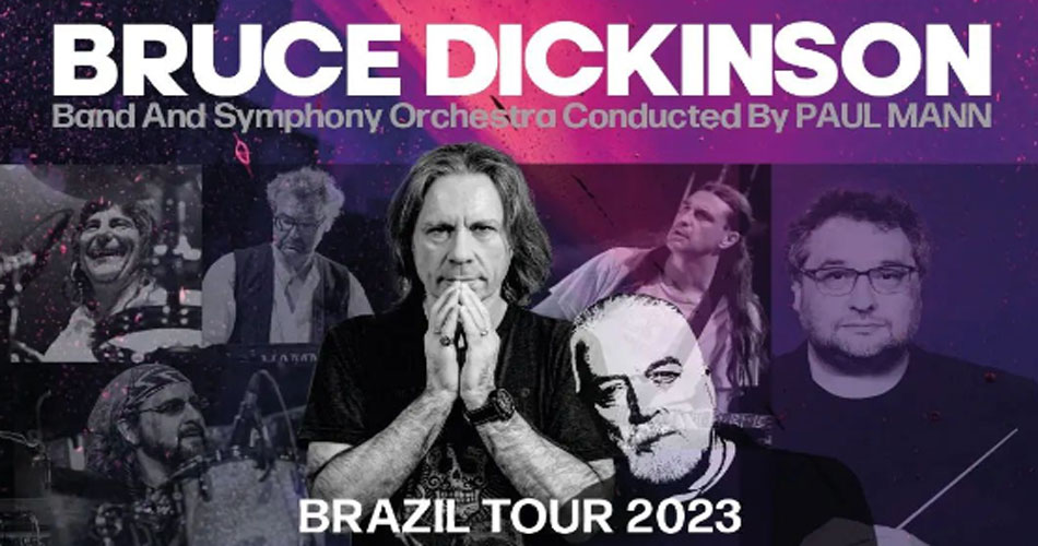 Confirmados shows de Bruce Dickinson no Brasil em tributo a John Lord, do Deep Purple