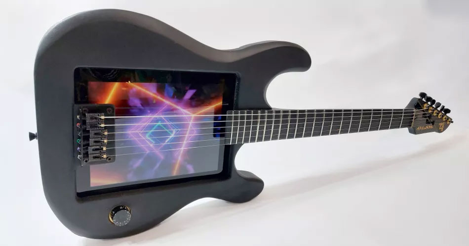 Guitarra futurista tem iPad embutido para auxiliar músico; veja vídeo