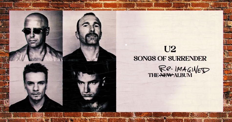 U2 anuncia lançamento de “Songs of Surrender”, seu álbum reimaginado