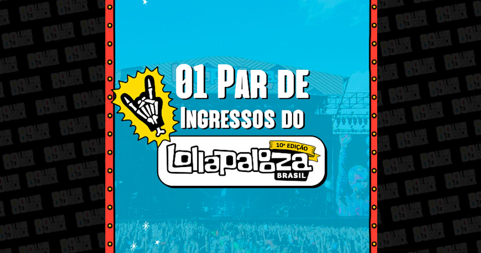 Ingressos para sexta-feira do Lollapalooza Brasil