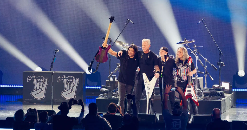 Metallica arrecada mais de 15 milhões de reais para caridade com show beneficente