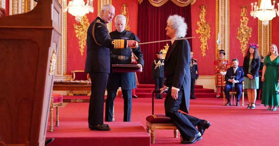 Brian May, do Queen, recebe título de “Sir”