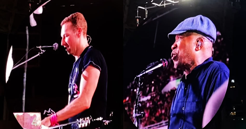 Coldplay encerra série de shows no Brasil tocando com Milton Nascimento