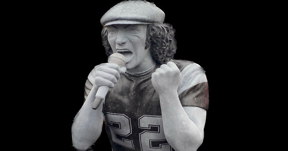 AC/DC: estátua de Brian Johnson é inaugurada na Bélgica