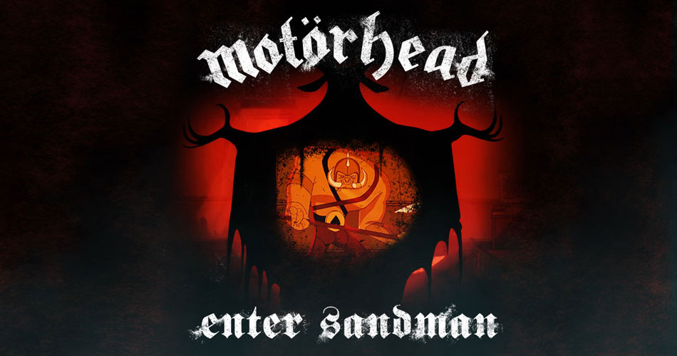 Versão de “Enter Sandman”, do Metallica, feita pelo Motörhead, chega ao mundo streaming