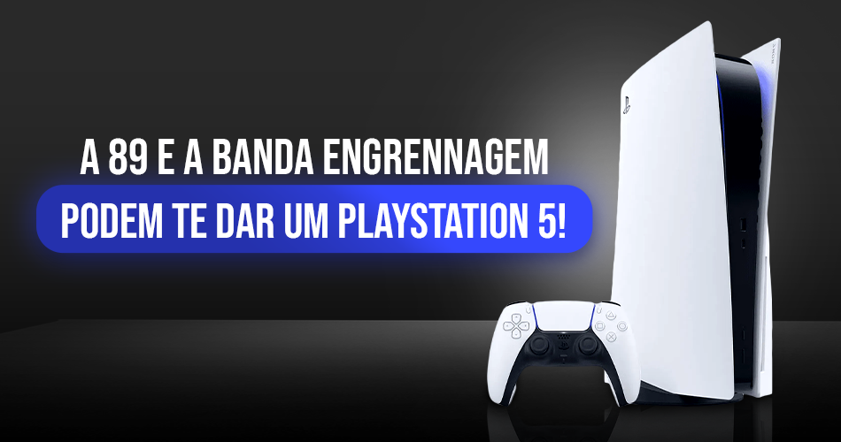 Concurso Playstation 5 da banda Engrennagem