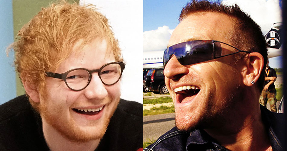 Ed Sheeran e U2 lideram lista dos artistas que sabem fazer seus fãs mais felizes