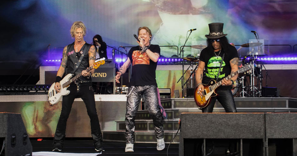 Guns N’Roses rebate críticos e culpa BBC por “som ruim” em Glastonbury