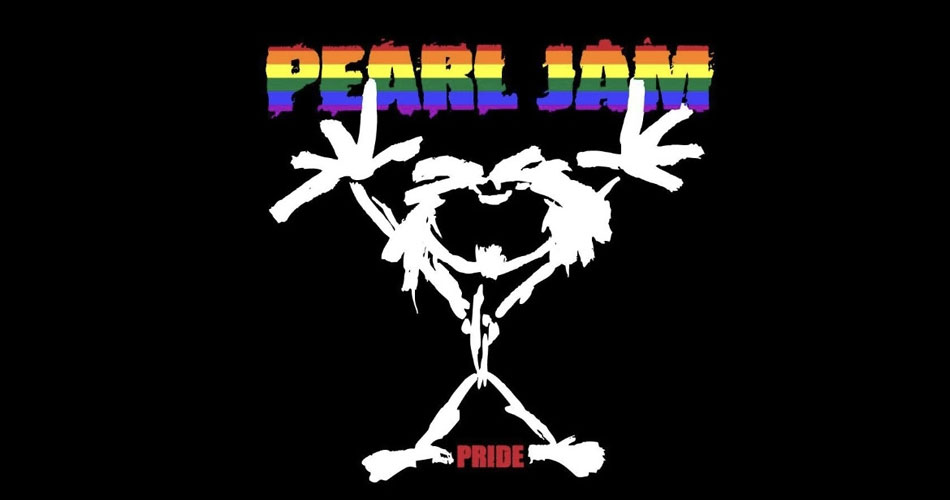 Pearl Jam abraça Mês do Orgulho com camiseta personalizada